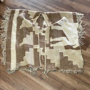 Poncho NOMAD - Aztec - Southwest - Navajo - Geometric - Shawl - Modest Maverick
